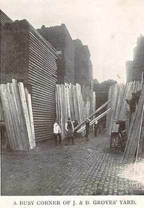 Great Dover Street, J & B Groves' yard c1910.  1  X.png