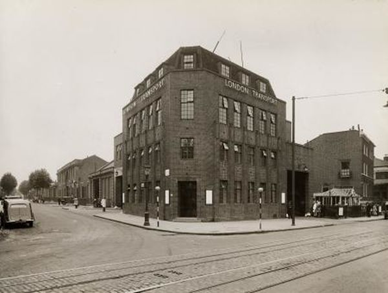 Camberwell bus garage - LT Central Area, incorporating Divisional Office building. 1936.   X.png
