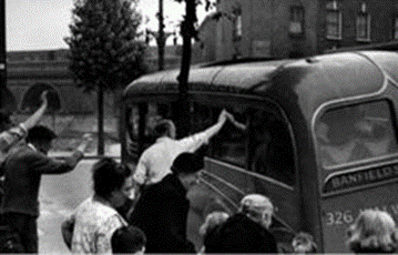 Abbey Street, 1954, the Fleece Pub lady’s beano in Banfield’s coach..png