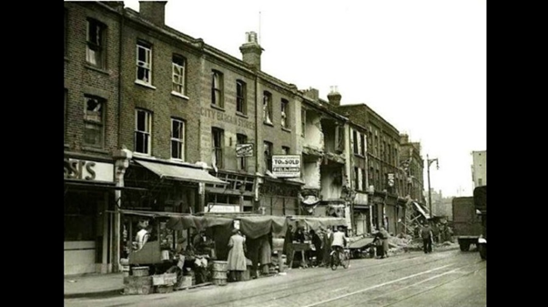 Tower Bridge Road, bomb damage during The Blitz.  X.png