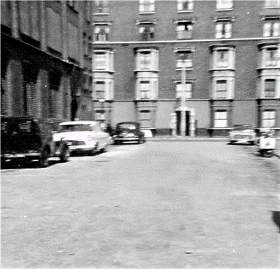 Chatteris Road c1961, looking towards Gurney Street, New Kent Road is to the left.  X.png