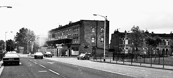 Albany Road, looking towards Old Kent Road c1985.  X.jpg