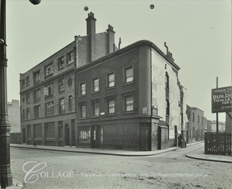 Long lane, The Selected Rug Co building on the left.  Southall Place right.  X.png