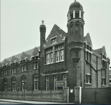 Inville Road & Mann Street, Michael Faraday school, c1952.   X.png