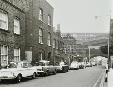 Cornwall Road, looking towards The Cut. Roupell Street down on the left, then Brad Street. Pic 1.  X.png