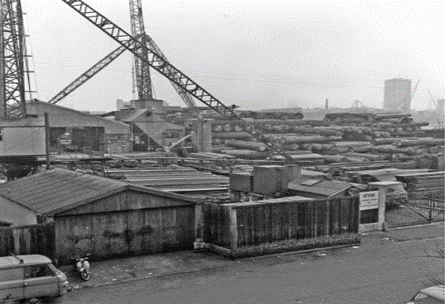 Rotherhithe Street, Lawrence Wharf in the 1980s, Vitak Timber Imports Ltd.  X..png