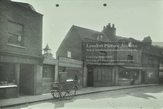 Snowsfields, Bermondsey, c1915. Frank L. Sharp general timber merchants.   X..png