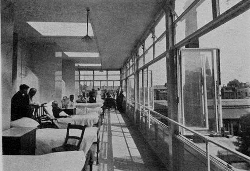 Lower Road, St. Olave’s Hospital, Sun Balcony c1937.   X..png