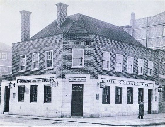 Jamaica Road, Bermondsey, Royal George Pub. Then the Boatman Pub.   X.png