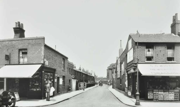 Hopewell Street, now known as Chiswell Street,1938. Looking from Elmington Street. X..png