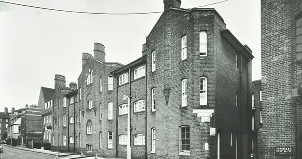 Rushworth Street, c1962, Rushworth Street Estate, Ripley House and Merrow House, built in the 1890s.  X..png