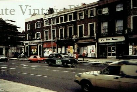 Old Kent Road, c1986.The Lord Nelson Pub & the ex-Post Office at No. 380. 1 X..png