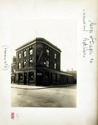St Georges Way, c1961. George & Dragon Pub. X..png
