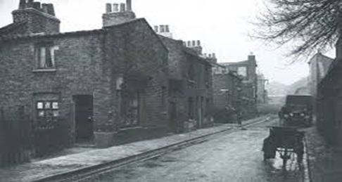 Prospect Row, off Jamaica Road, now Prospect Street.  X.png