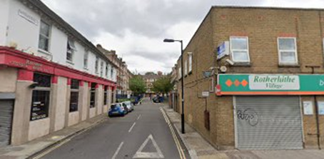 Brunel Road 2020, same location as the c1935 photo. Bricklayers Arms Pub left, now a Chinese Restaurant.  X..png