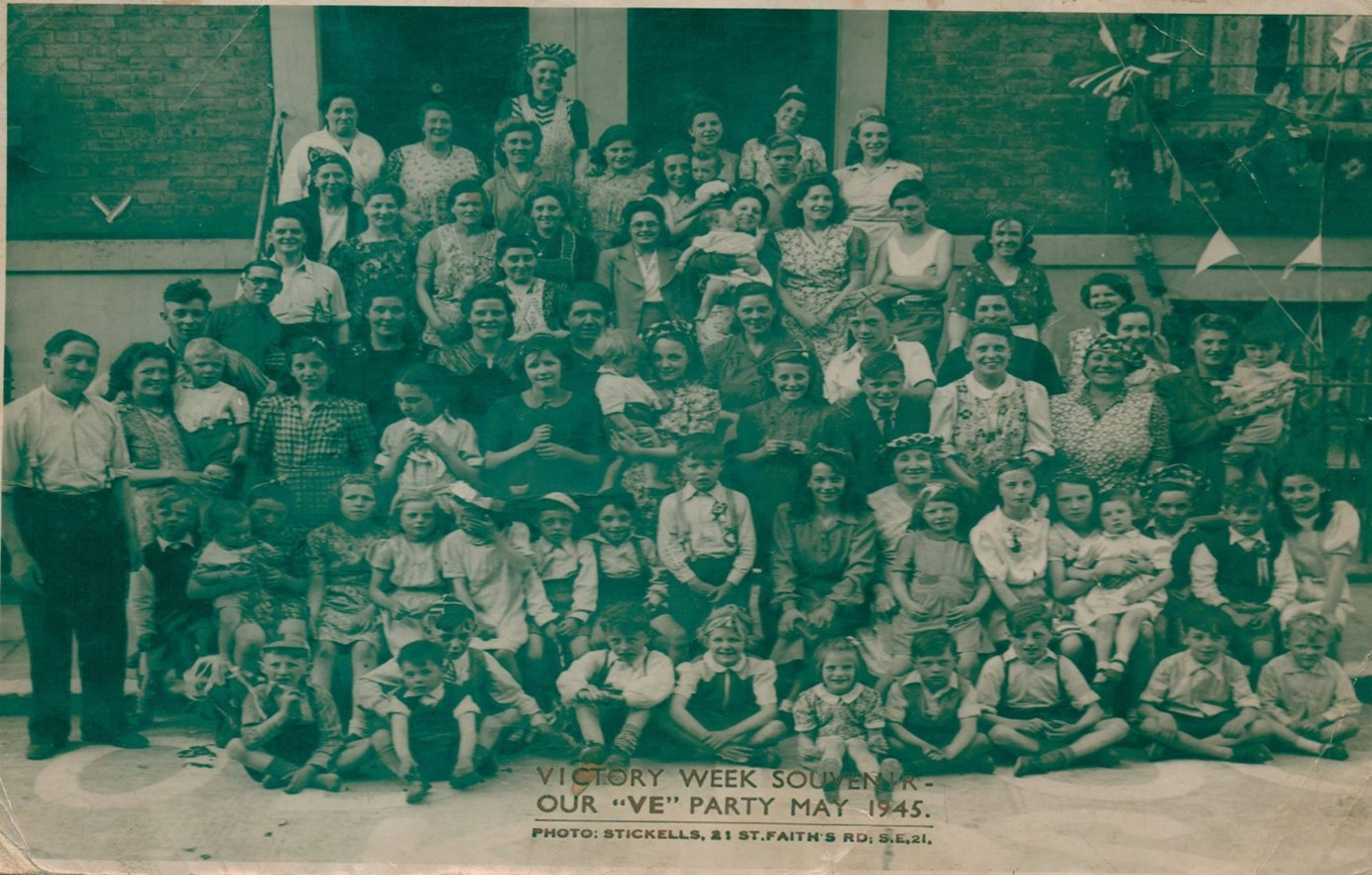 Sears Street.   VE party May 1945.  X..jpg