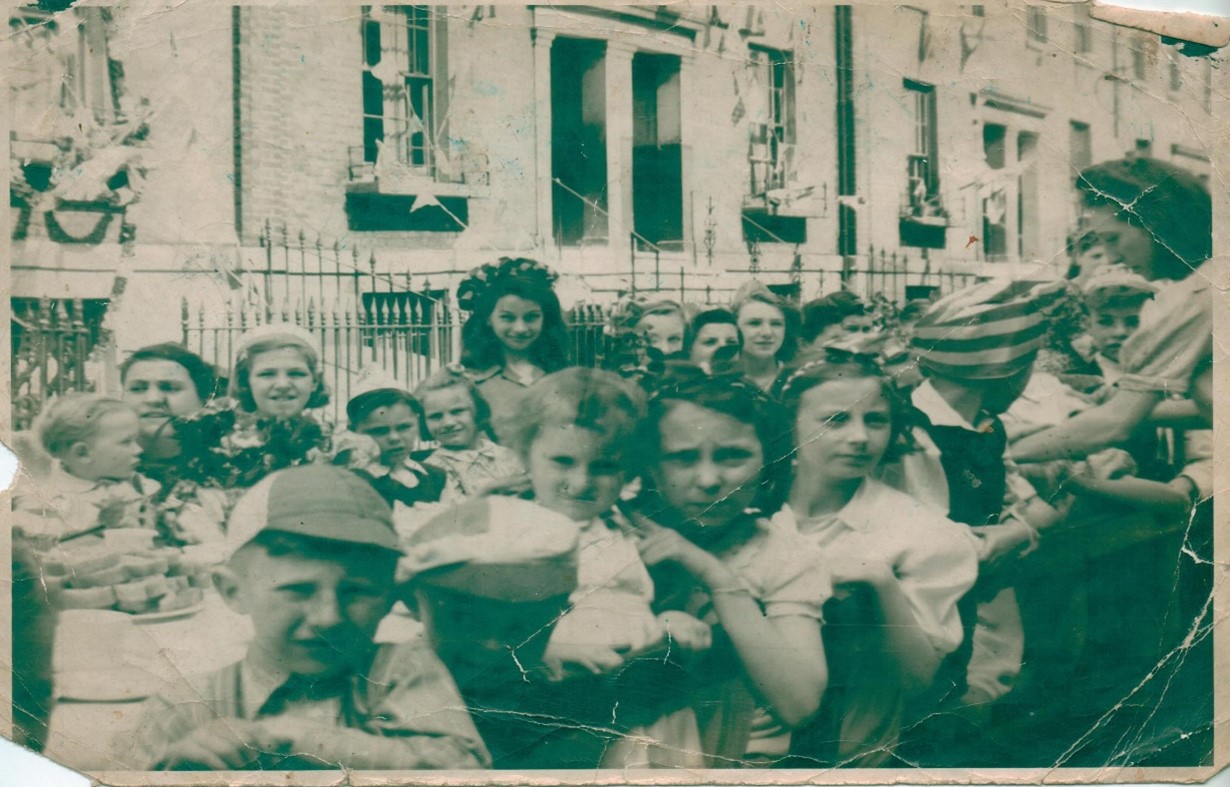 Sears Street, VE Party  May 1945.   X..jpg