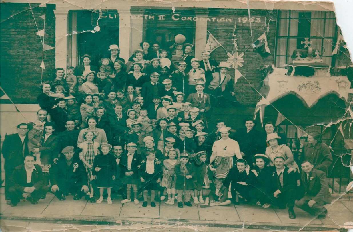 Sears Street, Coronation Party, 1953.  X..jpg