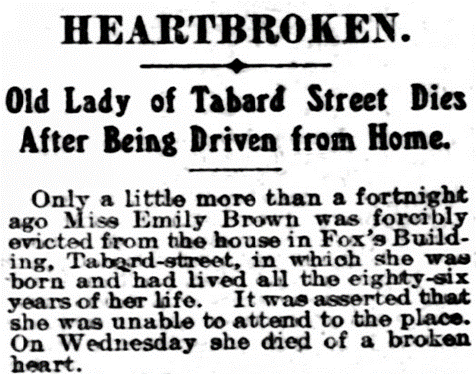Tabard Street, c1909.  What a sad story, sometimes I just cannot understand humans.  X..png
