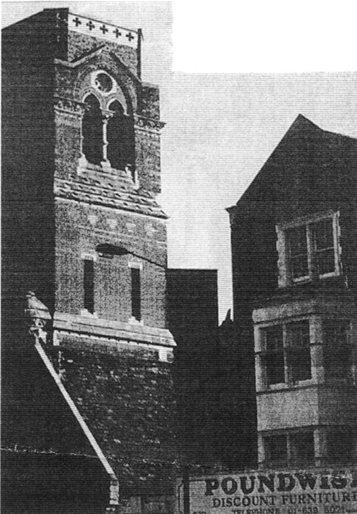 Old Kent Road, Christ Church built c1867. Can anyone remember Poundwise.  X..jpg