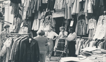 East Street, c 1980. Stock was often displayed high on frames in layers like this, and probably still is’ and retrieved with a long-hooked rod.  X.-350.png