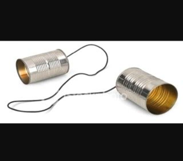 Tin Can Telephone, I thought this was great in the day, talking to someone around the corner. X..png