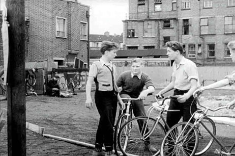 Skid Kids (Children’s Film Foundation) 1953. Larnaca Street looking across to Stanworth Street, with Wyatt & Co's tin box factory in background.  X..png