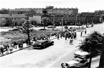 Hawkstone Road Junction with Rotherhithe New Road c1954. X.png
