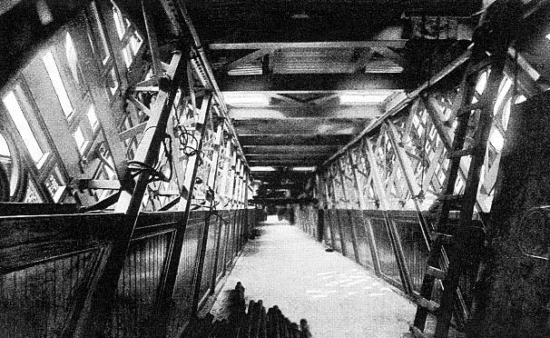 The New Tower Bridge Upper Passenger Footbridge, 140 Feet Above High Water,1894.  1 X..jpg