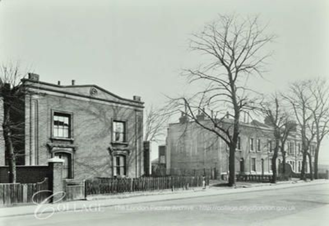 Cobourg Road, the houses were demolished to make way for Burgess Park community sports pitches.  X..png