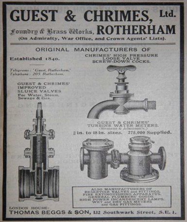 Southwark Street c1918.  London agents (sole) for Guest and Chrimes, makers of gas meters.  X..png