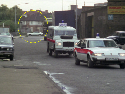 Bodie & Doyle, TV series. Foxhole on the Roof, c1980. Chambers Wharf Cold Storage right, Chambers Street, Bermondsey. X..png