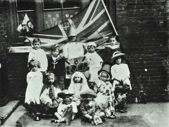 Copperfield Street, Orange Street School SE1 (now Jerwood Space), Infants class on Empire Day 1906.   X..png