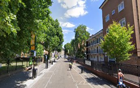 East Street, same location 2022. Louise House was on the left, Orb Street end of park left.  X..png