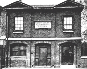 6  Blackfriars Road, Southwark, Christ Church. Watchhouse, 1932.  X.png
