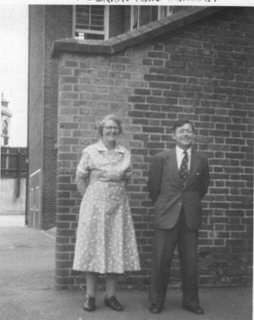 Ilderton Road School, Miss Bishop and Mr Key(e).  2 X..jpg