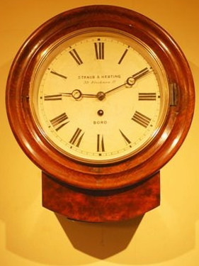 Borough High Street formally Blackman Street, No 38, Straub & Hebting, Wall Clock, c1860.  1 X..png