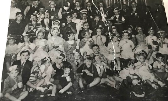 Trafalgar Street, Nelson School celebration party for Her Majesty Queen Elizabeth, June 1953.  X..jpg