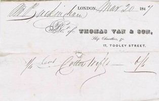 Tooley Street 1847. Thomas Van & Son. 5 X.jpg