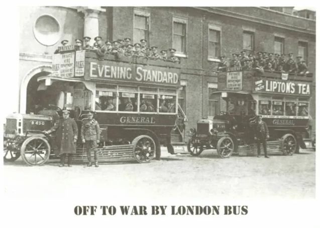 Off to War by London Bus, WW1 c1914..png