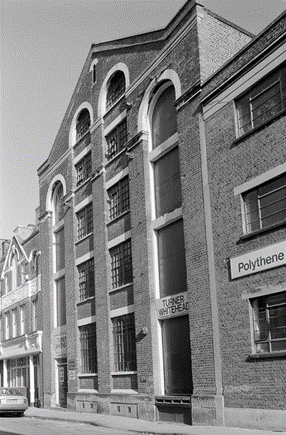 Bermondsey Street. Turner Whitehead was in these tall warehouses, now renamed Bramah House.  X..png