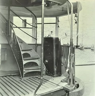 Tram Interior of an Electric Tram, showing driver controls c1931.  X..png