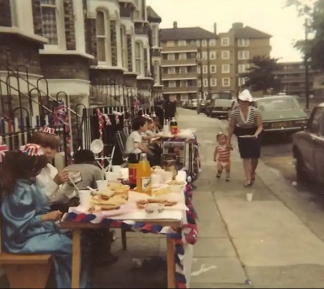 Madron Street, 1981. Royal Wedding Party.  X..jpg