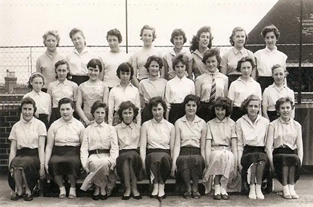 Credon Road School on the girl’s roof playground around 1957. X..png