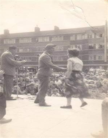 Druid Street, Arnold's Estate Variety Park in 1950s, Norman Wisdom.     X..png