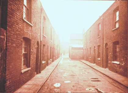 Neptune Street, Thetford Place, c1937. Now the Irwell Estate.  X..png