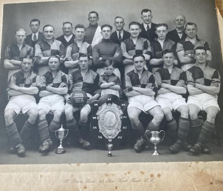 South London Celtic 1937-38. Possibly Lancaster Street, Newington Causewy.  NOT SURE.  .jpg