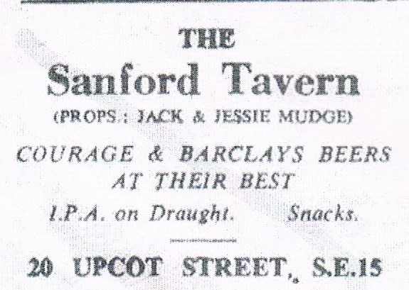 UPCOT STREET, ILDERTON ROAD,SANFORD TAVERN.  X..jpg