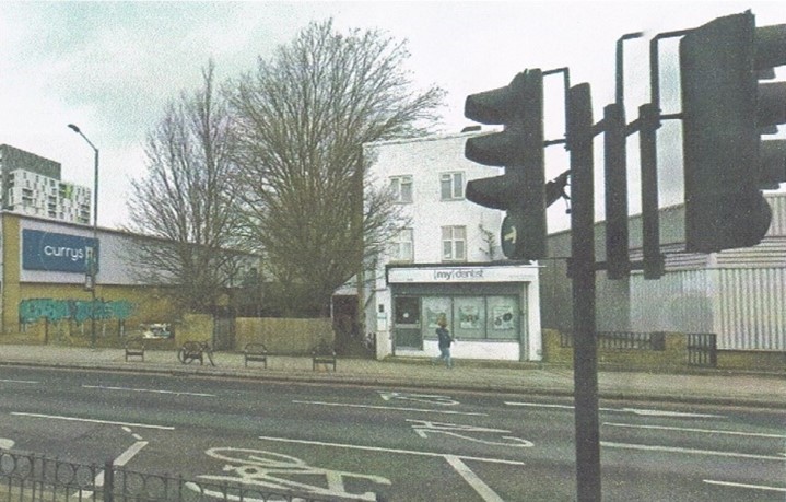 7. Old Kent Road 2023. Sandgate Street was left of Surgery, Astoria Cinema was where Currys is. X..jpg