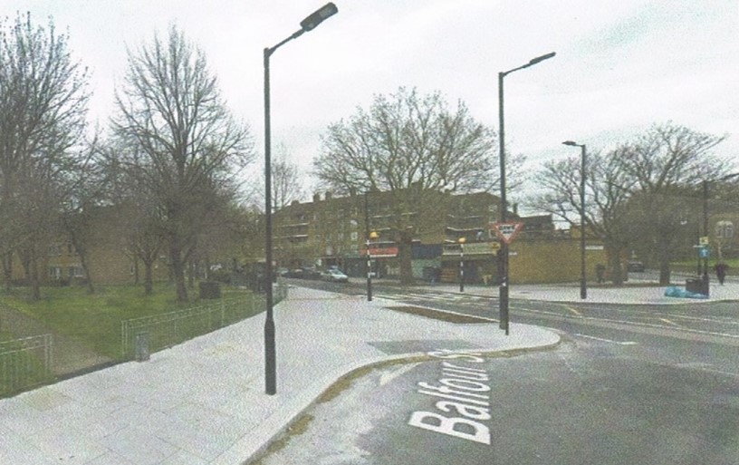 Balfour Street, roughly the same location, 2022, Rodney Road right.  X..jpg